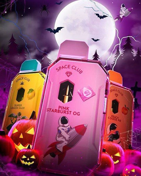 3 flavors of Gen3 Space Club disposable vape bars